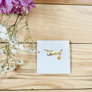 Urban Outfitters Taurus Zodiac Gold Necklace